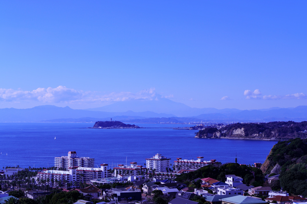 江の島　富士山