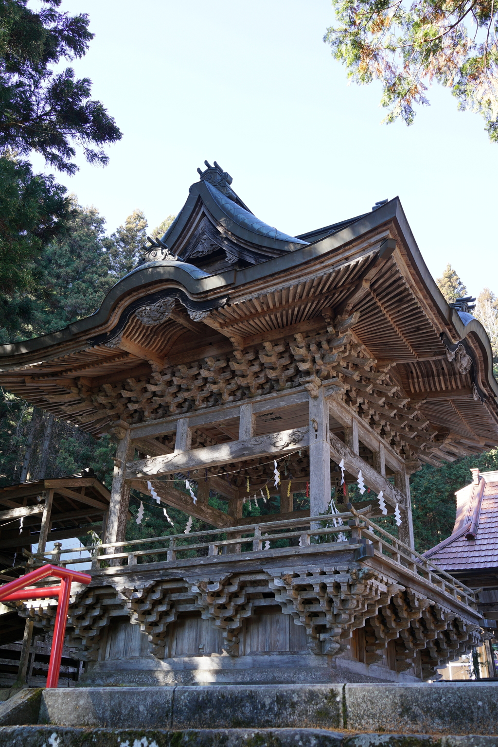 高尾山穂見神社　元旦