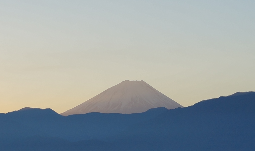 元旦の富士