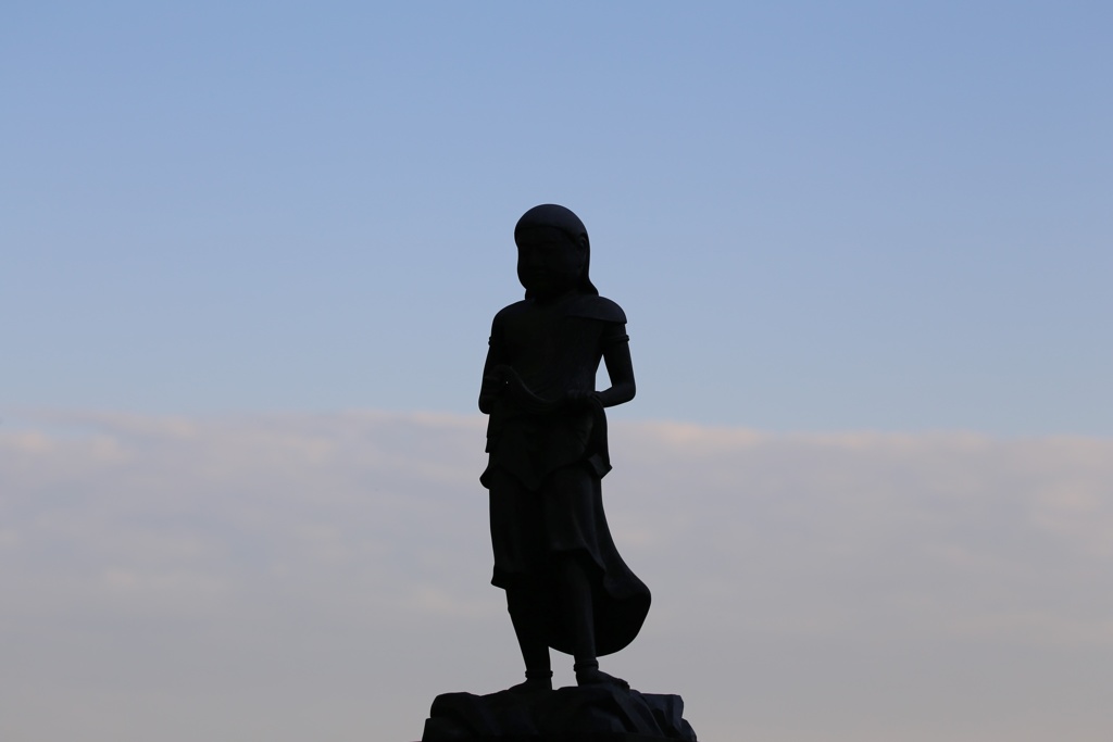 高尾山 　童子像