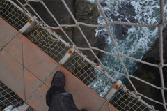 北アイルランド　Carrick-a-Rede Rope Bridge