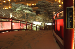 初雪の有馬