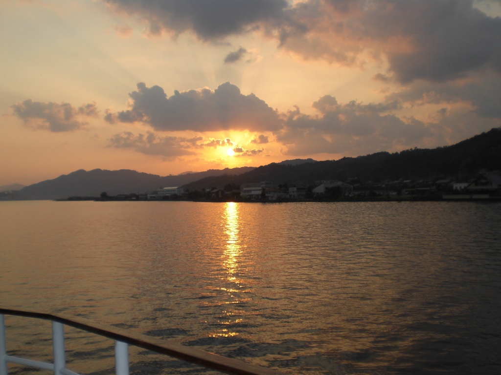 夕日