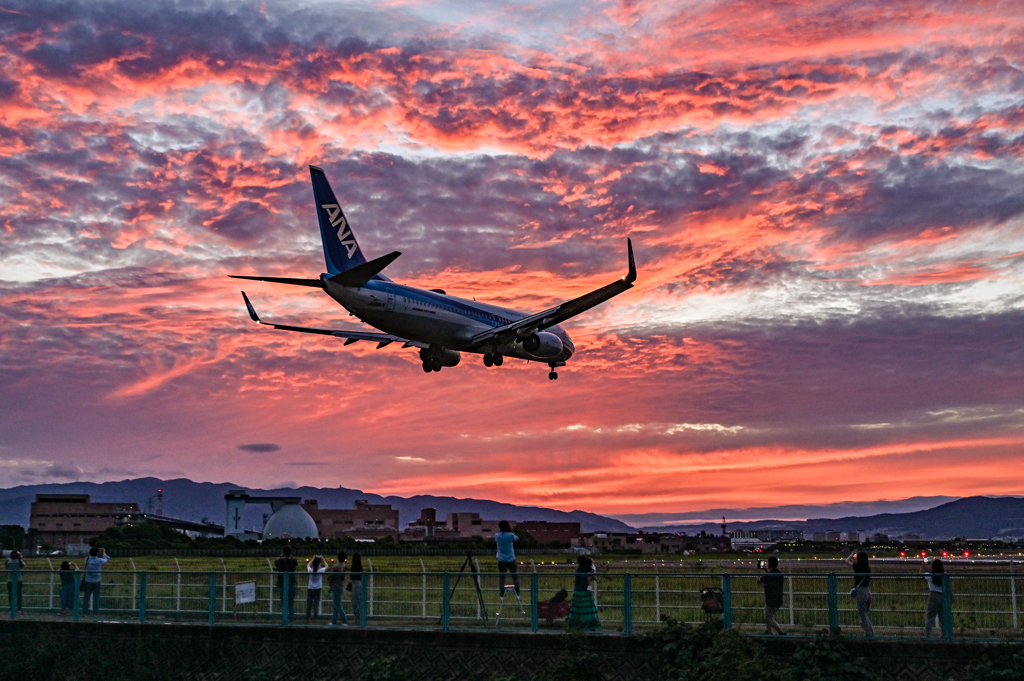 染まる空へ