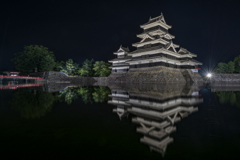 松本城夜景