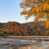彩りの渡月橋