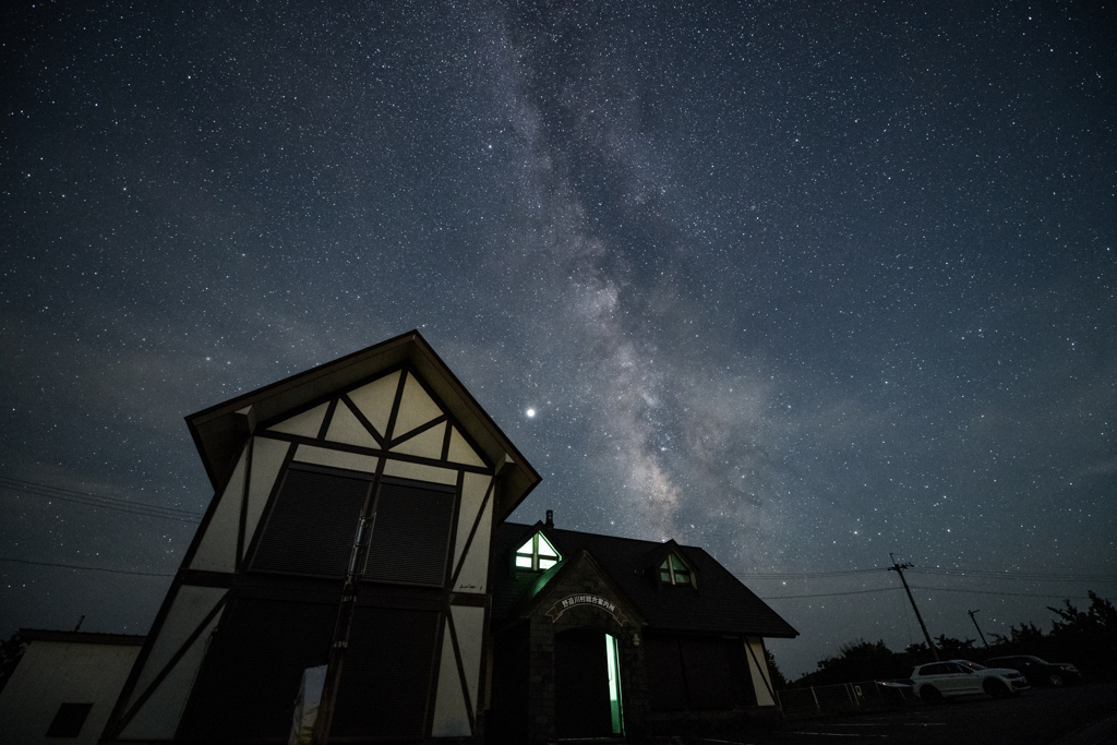 鶴姫公園の夜空