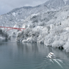 庄川峡雪景色１