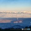 北アルプスが見える風景