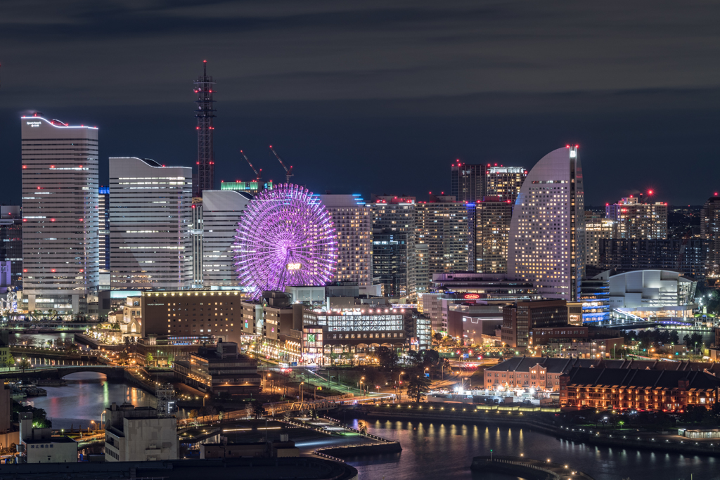 みなとみらいの夜景