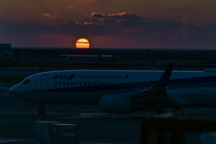 だるま夕日