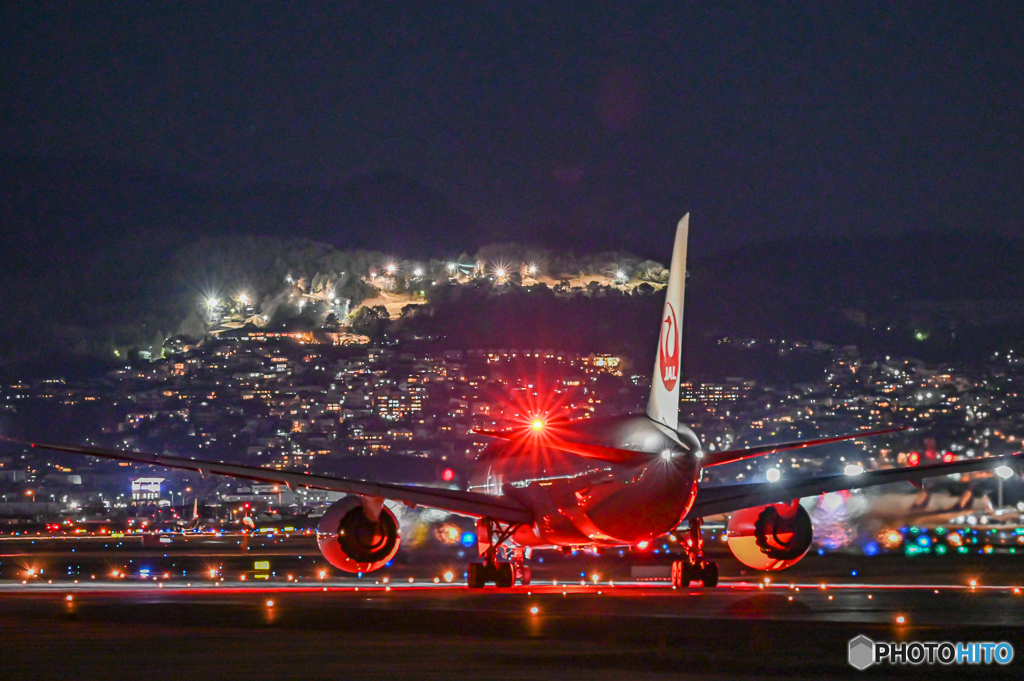 伊丹の離陸機