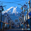 富士山を拝む街