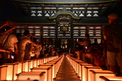 大仏殿の万灯供養会