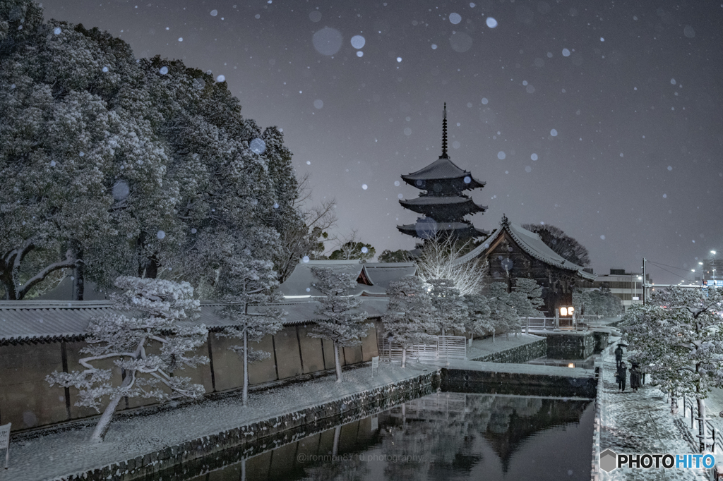雪の京都