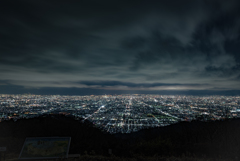 山から大阪夜景２