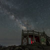 大台ケ原の星景