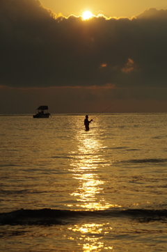 fishing boat&fisher