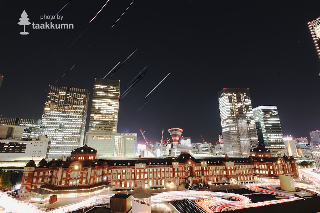 星降る東京駅（ミニチュアアングル編）