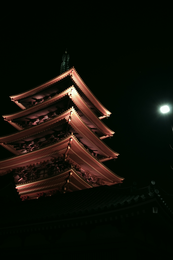 浅草寺　五重塔