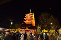 浅草寺、五重塔