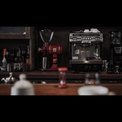beside coffee.