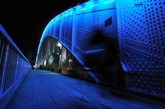 Night view of the Eitaibashi bridge