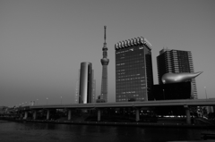 the evening from Azuma-bashi bridge Ⅱ