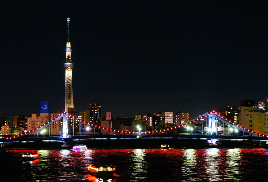 スカイツリーと清洲橋