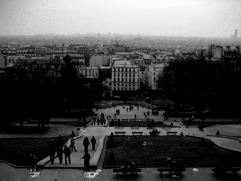 PARIS-サクレ・クール寺院からの眺め