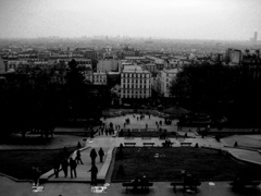 PARIS-サクレ・クール寺院からの眺め