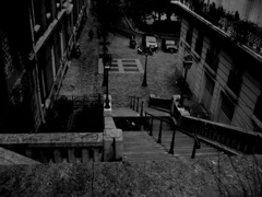 PARIS『モンマルトルの階段』