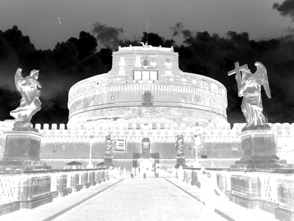 試験的作品-Castel Sant Angelo_（Roma)