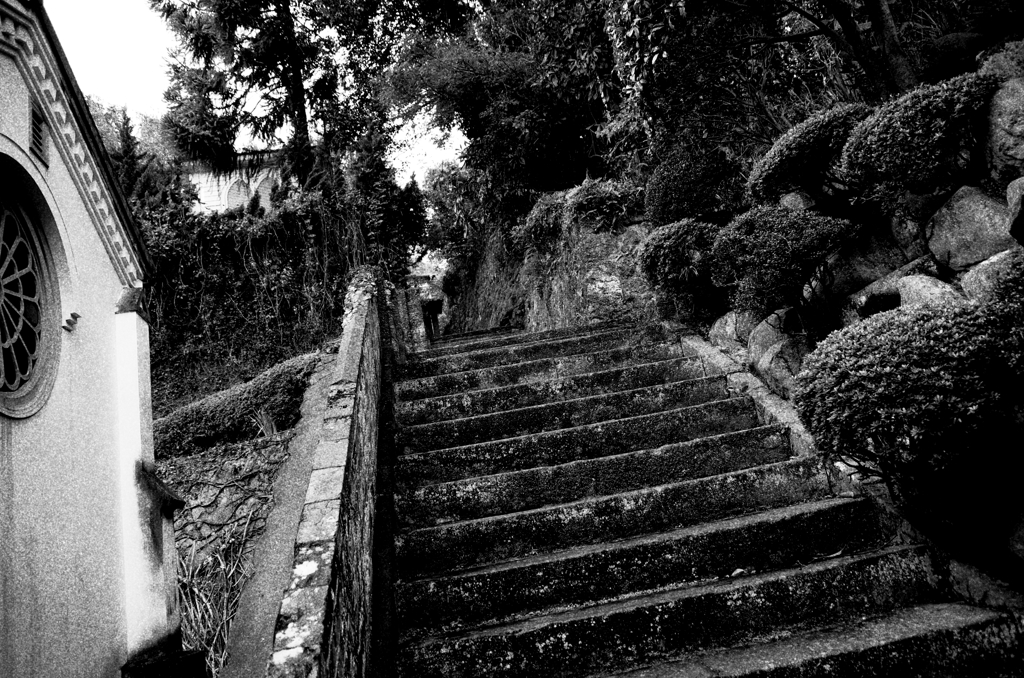 Nagasaki62-長崎『バラ窓脇の階段』