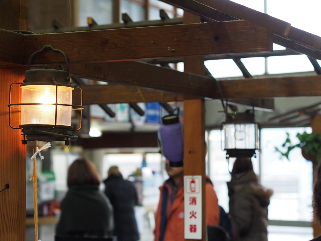 老舗のランプ