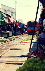 タイ　メークロン市場