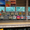 立山駅に飾られた懐かしい看板
