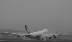 雨と飛行機