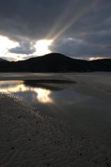 冬の浜辺