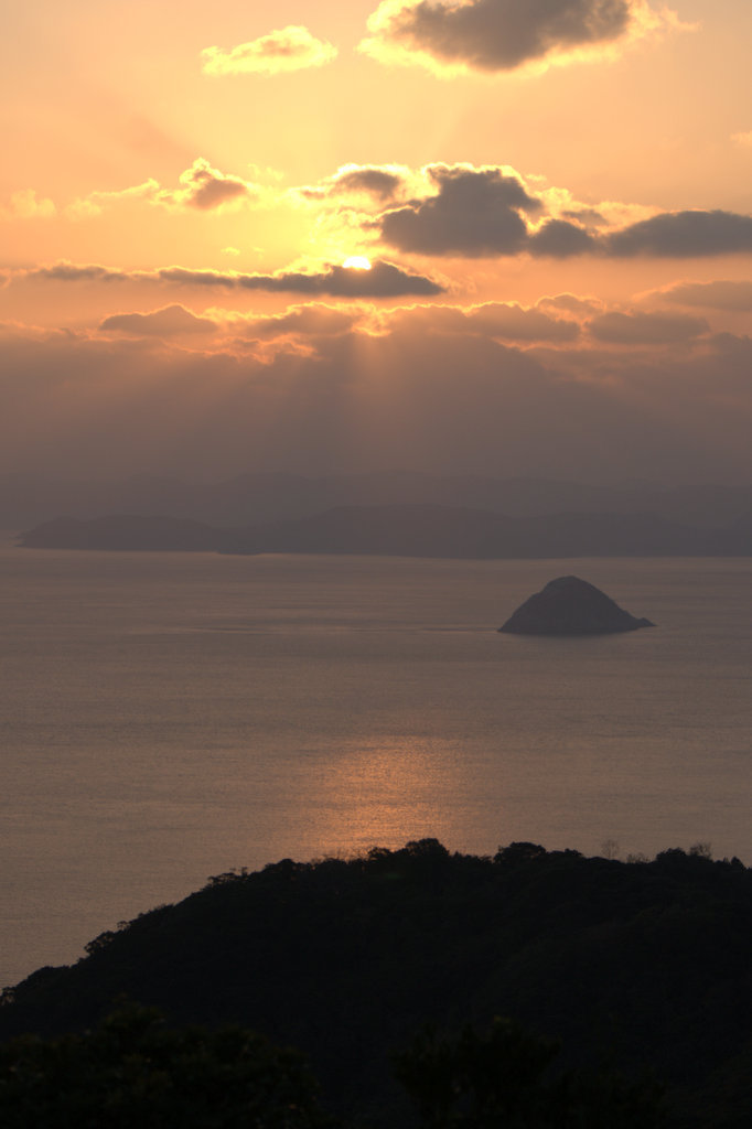 五島列島の夕日