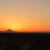 富士山と夕焼け