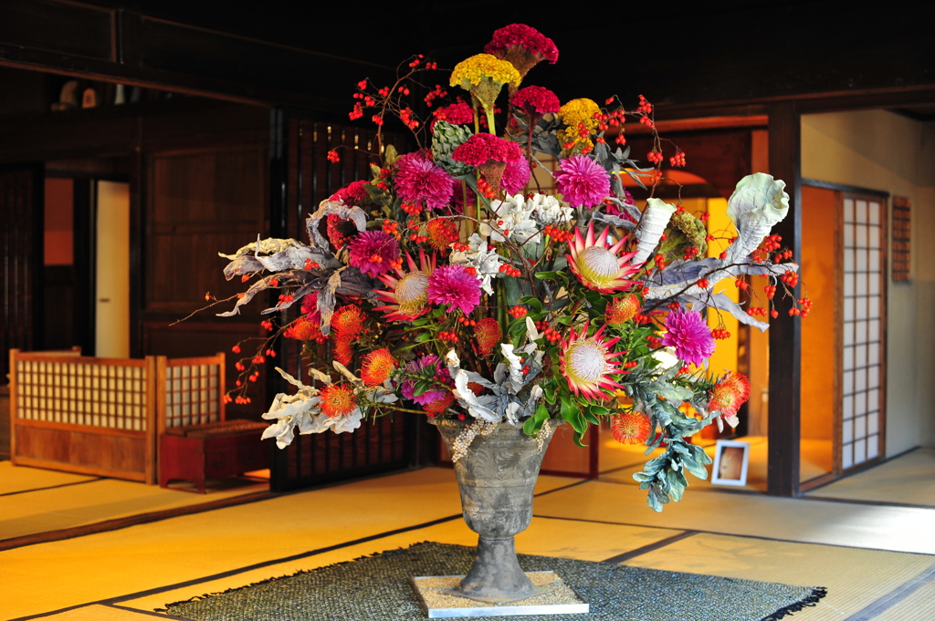 鞆の浦　太田家にかざってあった花