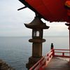 阿伏兎観音から海を眺める
