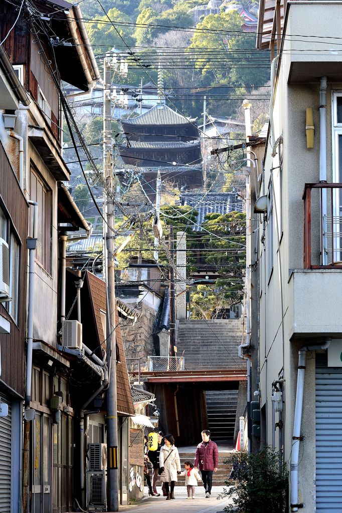天寧寺が見える　尾道