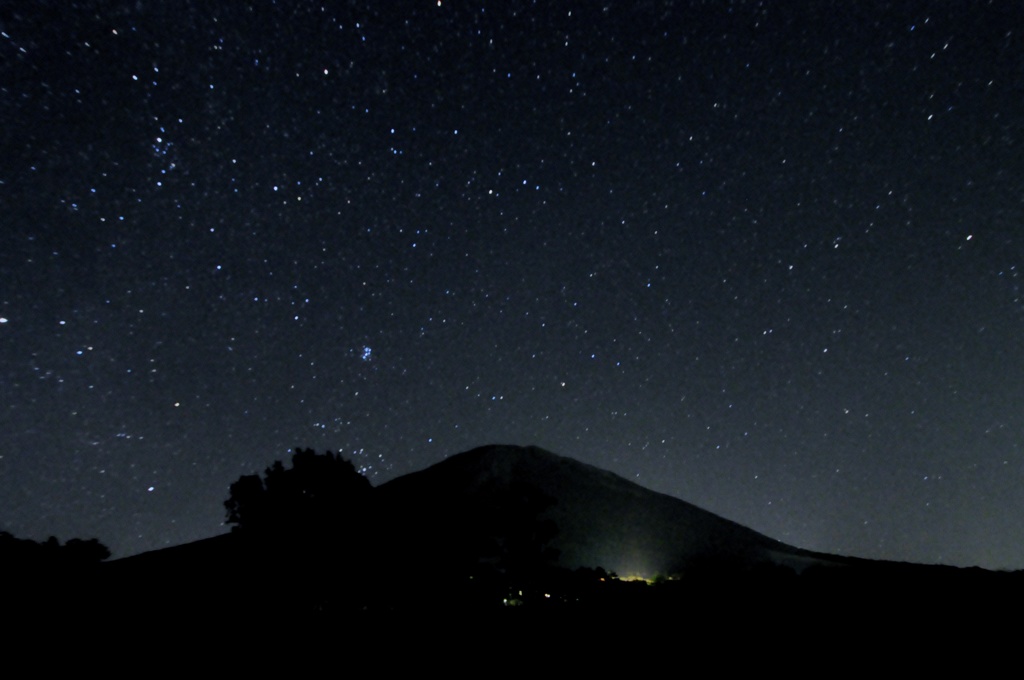 大山の夜