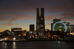 Fuji and Yokohama night view　　Take１