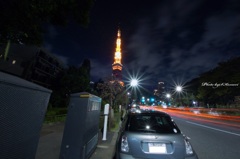 Tokyo Tower ＆ Car back