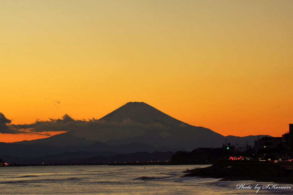 Evening of Fuji