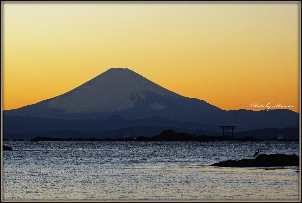 ～ 森戸の夕暮れ、静かに... ～