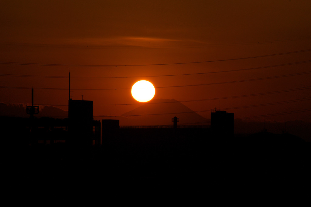 「五線譜にのせた夕陽」